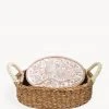 Korissa Bread Warmer + Basket - Owl Oval
