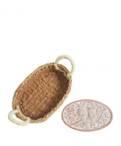 Korissa Bread Warmer + Basket - Owl Oval 5 Korissa Bread Warmer + Basket - Owl Oval