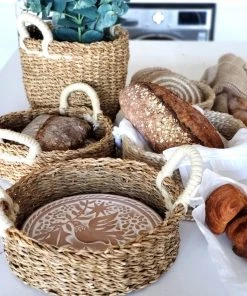 Korissa Bread Warmer + Basket - Owl Round Home Goods