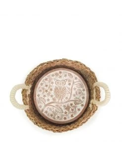 Korissa Bread Warmer + Basket - Owl Round Home Goods