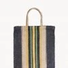 Korissa Dora Jute Tote Bag - Multi Navy Accessories