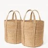 Korissa Kata Basket With Handles Set - Natural Home Goods