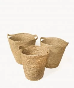 Korissa Kata Basket With Slit Handle Set Home Goods