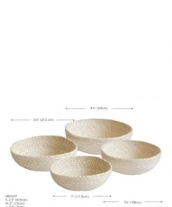 Korissa Kata Candy Bowl Set - White