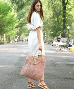 Korissa Accessories Nadi Jute Tote Bag - Red 6 Korissa Accessories Nadi Jute Tote Bag - Red