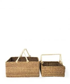 Korissa Home Goods Savar Large Square Basket Set