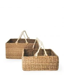 Korissa Home Goods Savar Large Square Basket Set