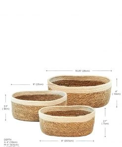 Korissa Savar Oval Bowl Set Home Goods