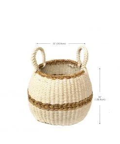 Korissa Home Goods Ula Blanco Basket