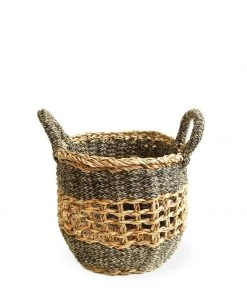 Korissa Ula Mesh Basket Set - Black Home Goods