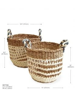 Korissa Ula Mesh Basket Set - White
