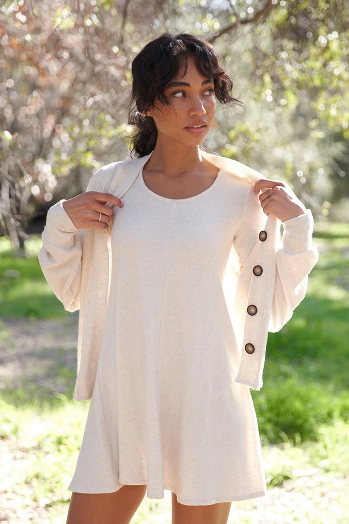 LA Relaxed New Arrivals Tencel Hachi Swing Dress LA Relaxed New Arrivals Tencel Hachi Swing Dress