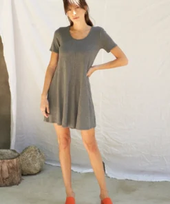 LA Relaxed New Arrivals Tencel Hachi Swing Dress 2 LA Relaxed New Arrivals Tencel Hachi Swing Dress