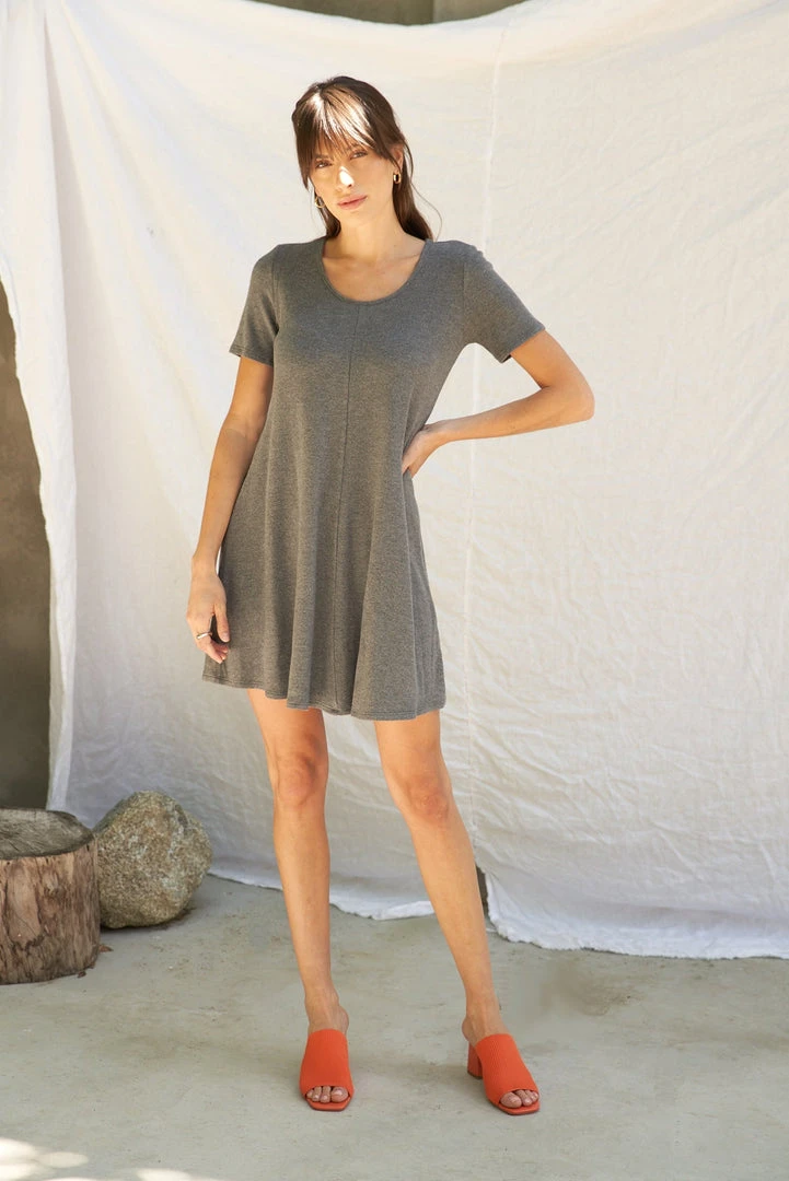 LA Relaxed New Arrivals Tencel Hachi Swing Dress LA Relaxed New Arrivals Tencel Hachi Swing Dress