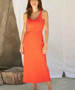 LA Relaxed New Arrivals Jacquard Pointelle Sundress