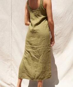 LA Relaxed New Arrivals Washed Linen Column Dress 14 LA Relaxed New Arrivals Washed Linen Column Dress