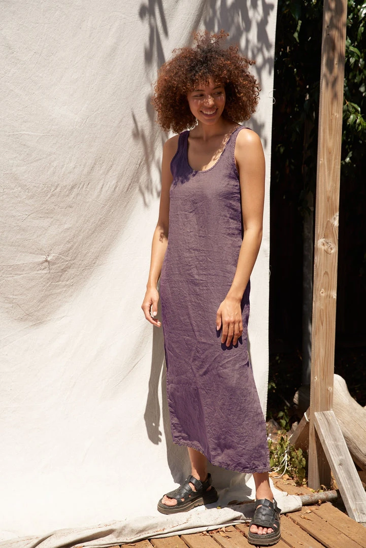 LA Relaxed New Arrivals Washed Linen Column Dress 9 LA Relaxed New Arrivals Washed Linen Column Dress