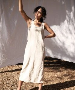 LA Relaxed New Arrivals Washed Linen Column Dress 22 LA Relaxed New Arrivals Washed Linen Column Dress