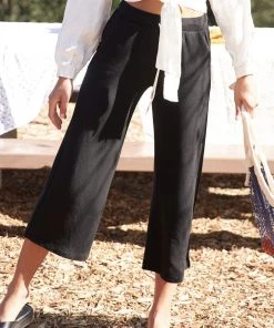 LA Relaxed Wide Leg Modal Crop Pant New Arrivals