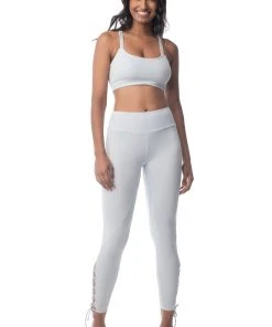Synergy Organic Clothing Lace Up Legging Pant - Plein Air Sale