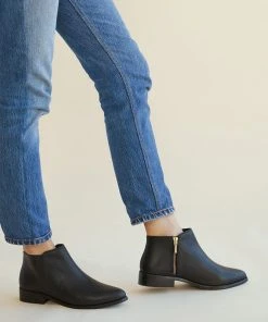 Nisolo Lana Ankle Boot - Black / Black