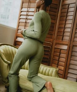 Mary Young Landry Ribbed Bamboo Pant