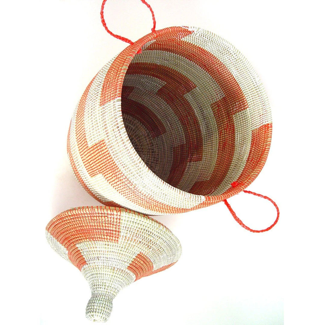 Mbare Large Patterned Hamper Basket Mbare Large Patterned Hamper Basket