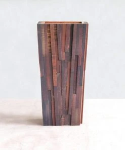 Masaya & Co. Large Hardwood Geo Planter Home Goods