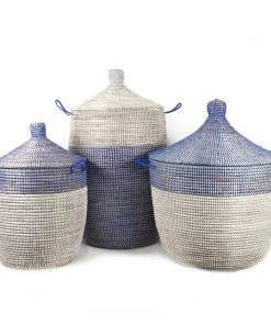 Mbare Large Two-Tone Basket