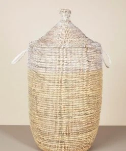 Mbare Large Two-Tone Basket