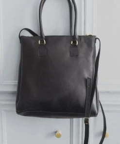 Purse & Clutch Larger Crossbody Handbag - Black