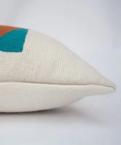 Leah Singh Home Goods Blah Blah Shapes Wool Throw Pillow Cover