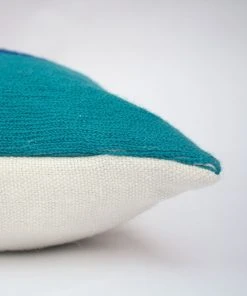 Leah Singh Home Goods Blah Blah Square Wool Throw Pillow Cover