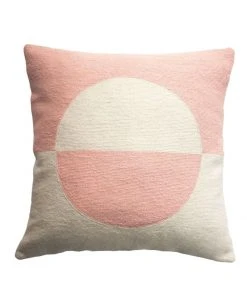 Leah Singh Daphne Circle Wool Throw Pillow Cover