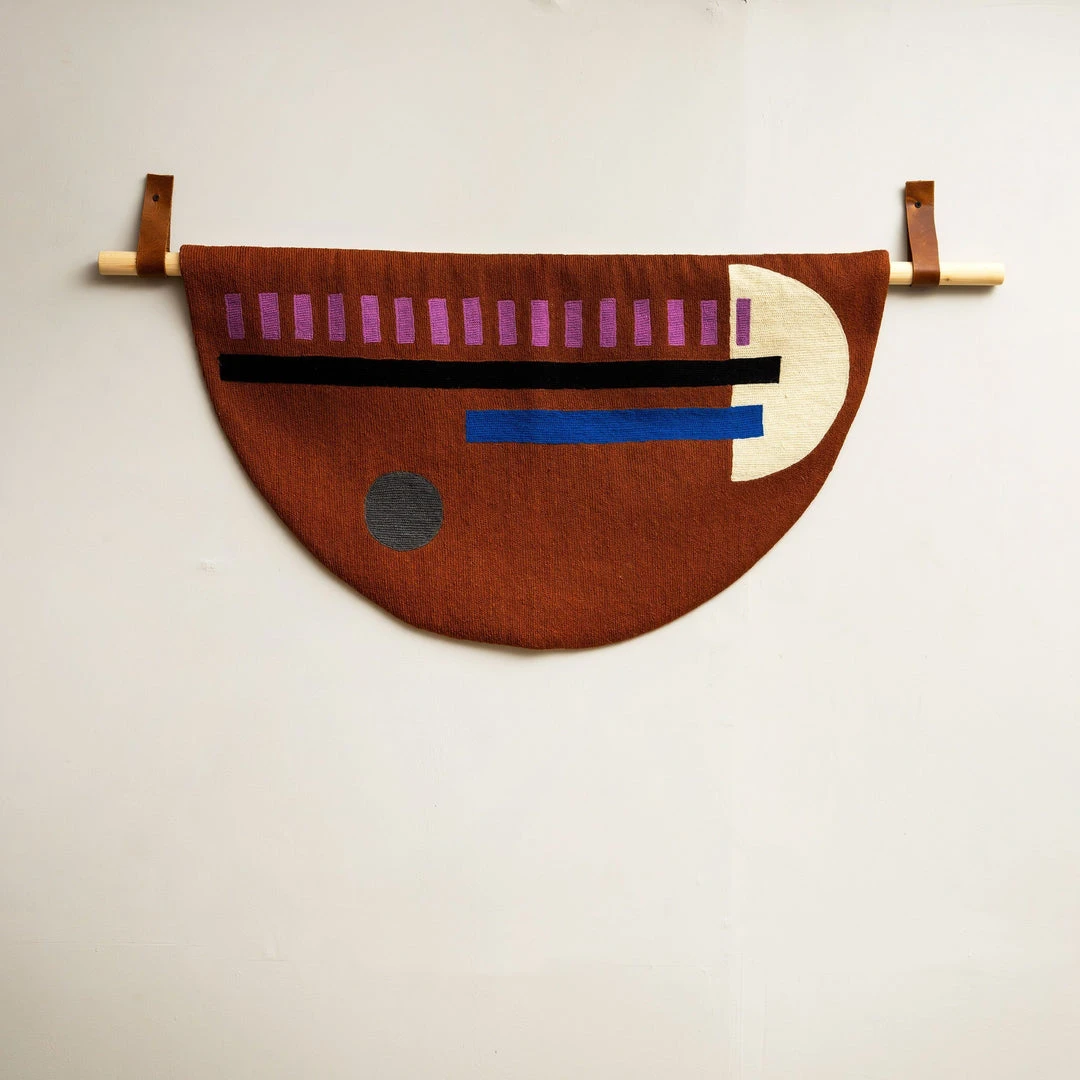 Leah Singh Dashes Wool Tapestry Home Goods Leah Singh Dashes Wool Tapestry Home Goods