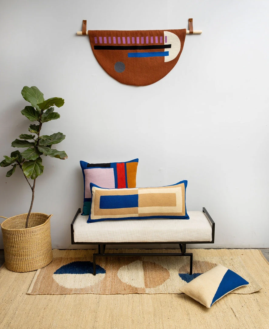 Leah Singh Dashes Wool Tapestry Home Goods Leah Singh Dashes Wool Tapestry Home Goods