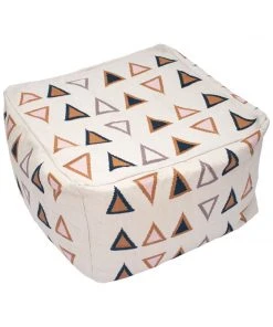 Leah Singh Gramercy Multi Pouf Home Goods