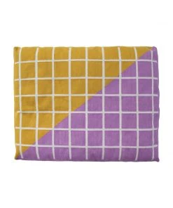 Leah Singh Grid Dog Bed Cover