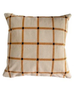 Leah Singh New Arrivals Grid Reversible Throw Pillow Cover
