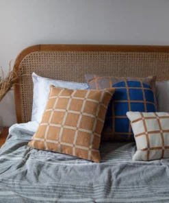 Leah Singh New Arrivals Circle Grid Reversible Throw Pillow Cover