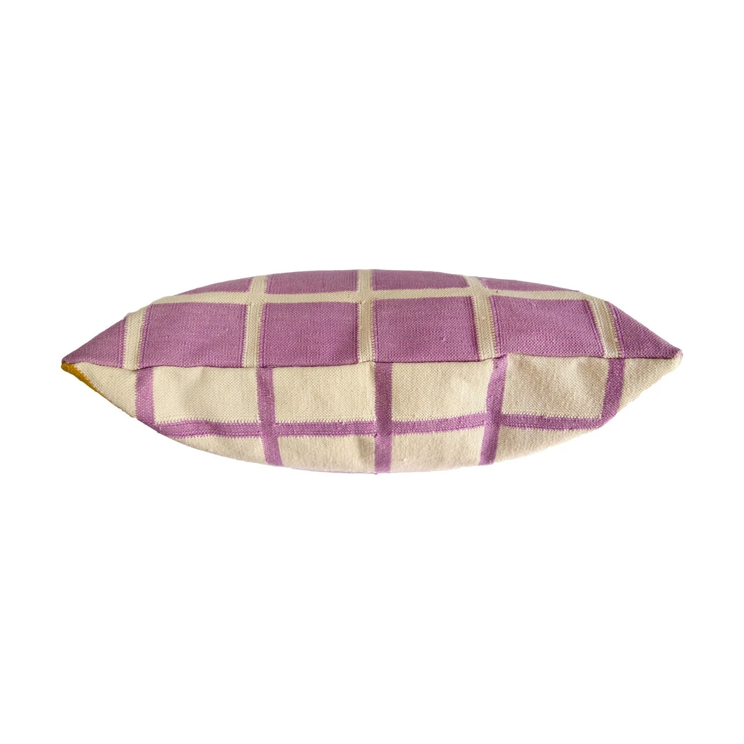 Leah Singh Diagonal Grid Reversible Throw Pillow Cover 3 Leah Singh Diagonal Grid Reversible Throw Pillow Cover