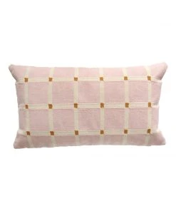 Leah Singh Grid Reversible Lumbar Pillow Cover