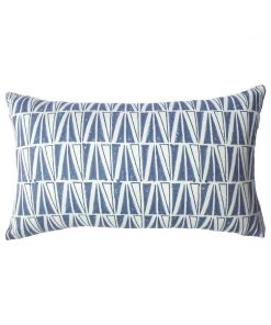 Leah Singh Indigo Lumbar Pillow Cover - Deep