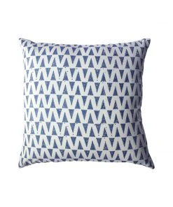 Leah Singh Indigo Throw Pillow Cover - Drops