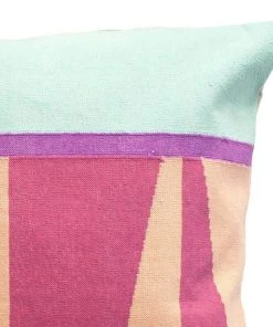 Leah Singh Handcrafted Jordan Throw Pillow Cover - Blush