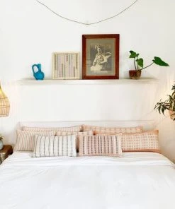 Leah Singh Home Goods Lisbon Lumbar Pillow Cover - Tiny Triangles