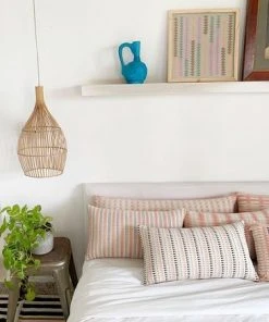 Leah Singh Home Goods Lisbon Lumbar Pillow Cover - Tiny Triangles