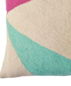 Leah Singh Lucent Wool Throw Pillow Cover - Shadow