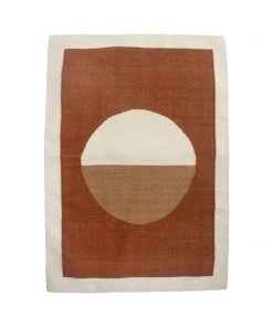 Leah Singh Luna Circle Wool Rug - Ochre Home Goods