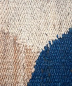 Leah Singh Home Goods Margeaux Circle Jute Rug - Blue 2 Leah Singh Home Goods Margeaux Circle Jute Rug - Blue